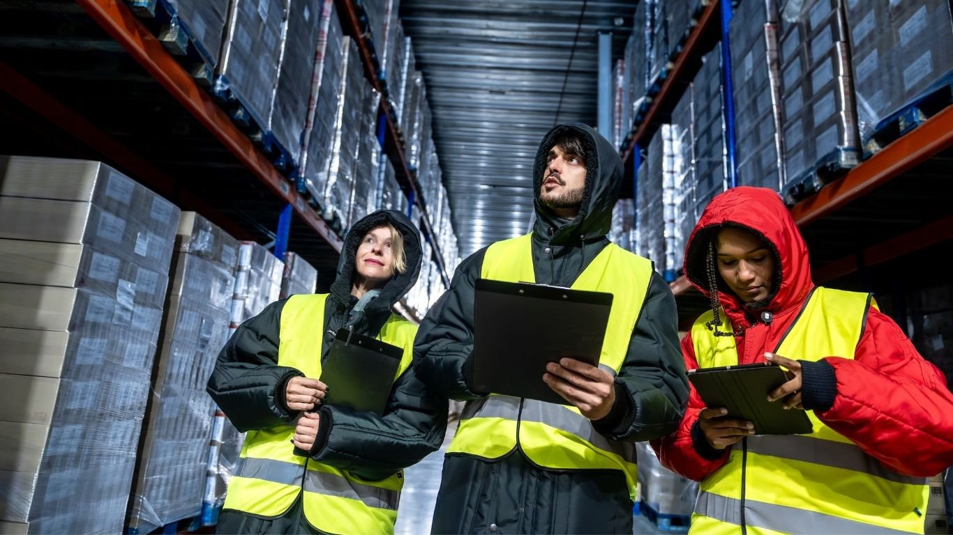 Safe pharmaceutical logistics storage with temperature control and traceability