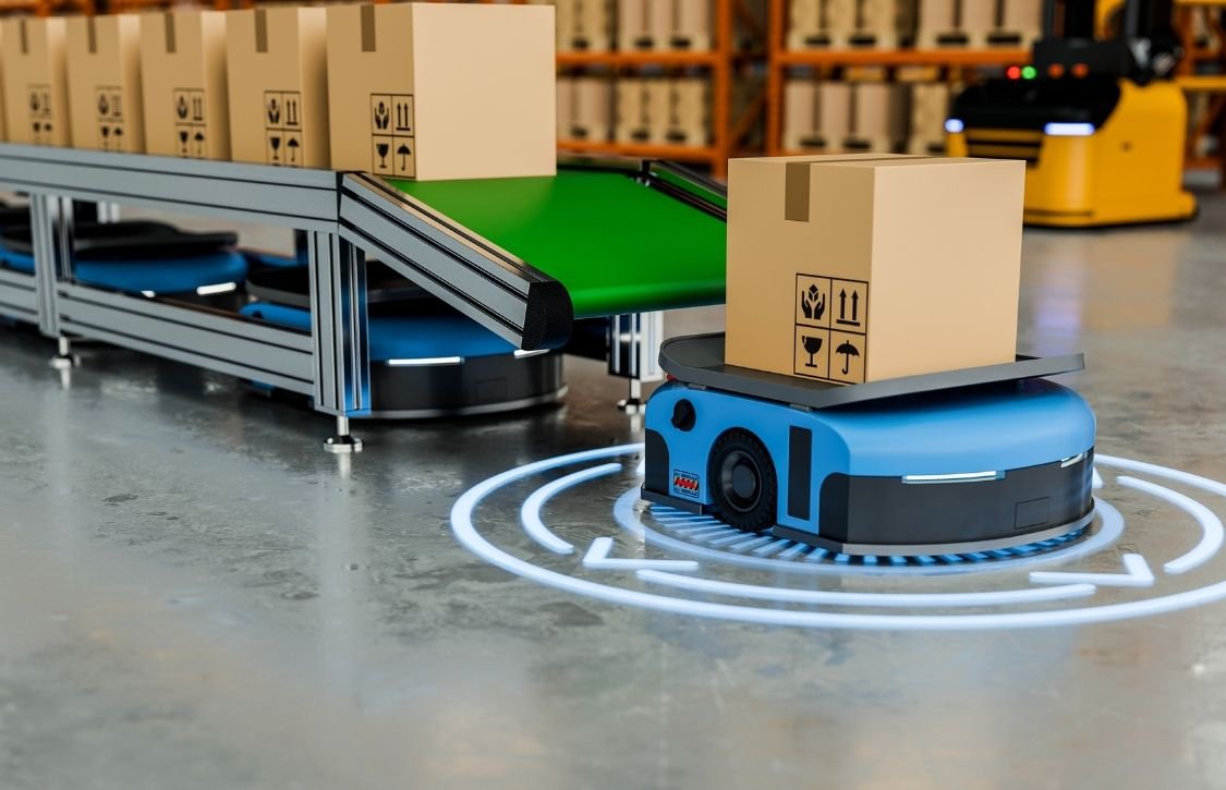 An automated robot warehouse bot